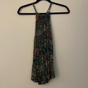 O’Neil High Neck Floral Tank Top
